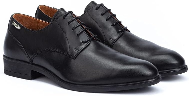 PIKOLINOS Bristol Lace-Up Shoes Men | Leather | Removable Insole | Size US 6-13(Black)