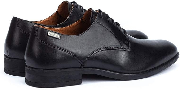 PIKOLINOS Bristol Lace-Up Shoes Men | Leather | Removable Insole | Size US 6-13(Black)