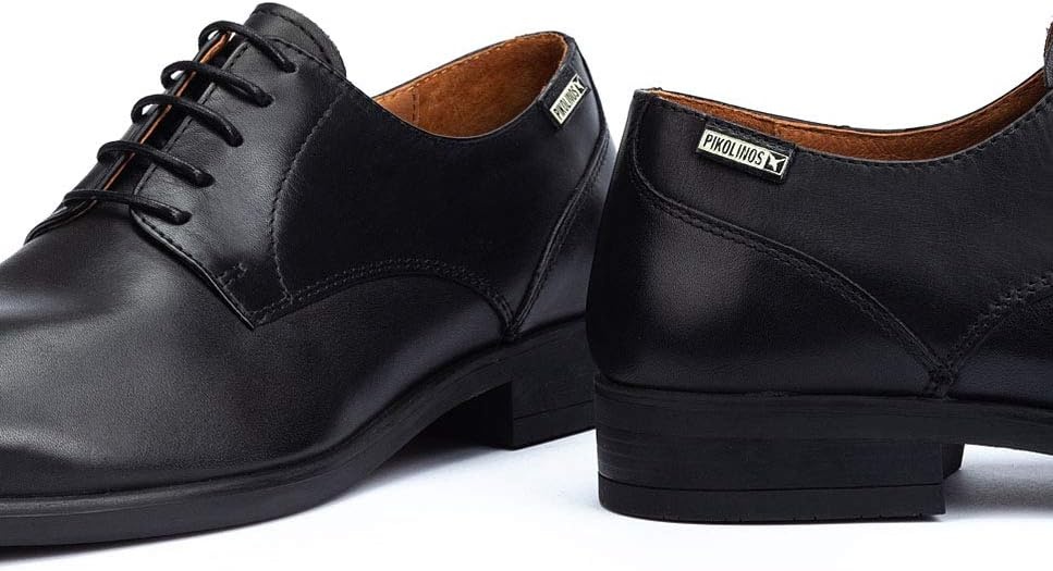 PIKOLINOS Bristol Lace-Up Shoes Men | Leather | Removable Insole | Size US 6-13(Black)