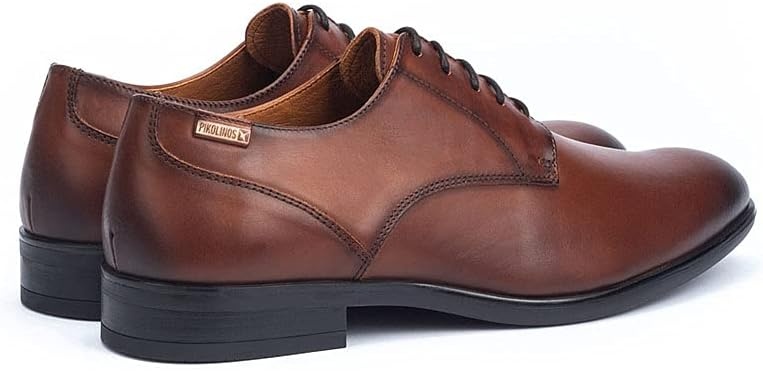 PIKOLINOS Bristol Lace-Up Shoes Men | Leather | Removable Insole | Size US 6-13(Cuero)