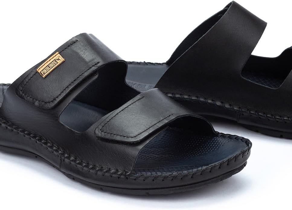 PIKOLINOS Azores 06H-5303 Men’s Loafers(Black Leather)