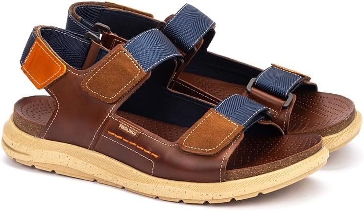 PIKOLINOS Leather Nijar M0B-0122 Men’s Flat sandals(Cuero)