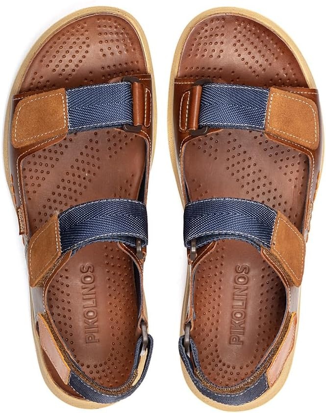 PIKOLINOS Leather Nijar M0B-0122 Men’s Flat sandals(Cuero)