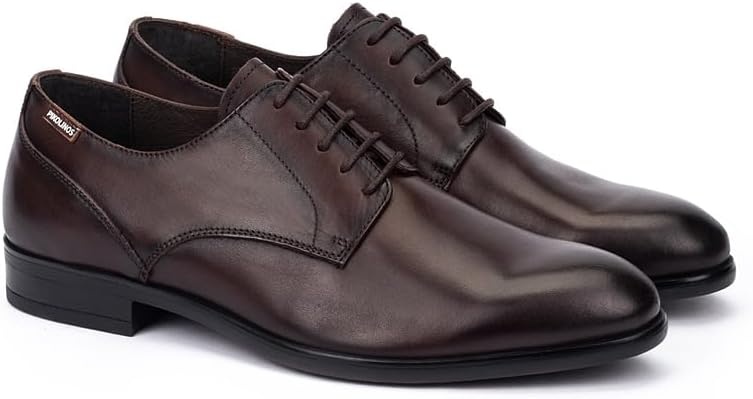 PIKOLINOS Bristol Lace-Up Shoes Men | Leather | Removable Insole | Size US 6-13(Olmo)