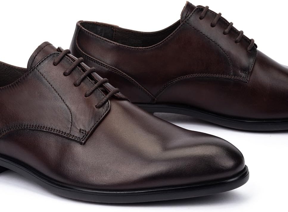 PIKOLINOS Bristol Lace-Up Shoes Men | Leather | Removable Insole | Size US 6-13(Olmo)
