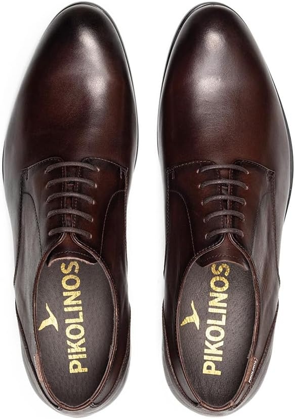 PIKOLINOS Bristol Lace-Up Shoes Men | Leather | Removable Insole | Size US 6-13(Olmo)