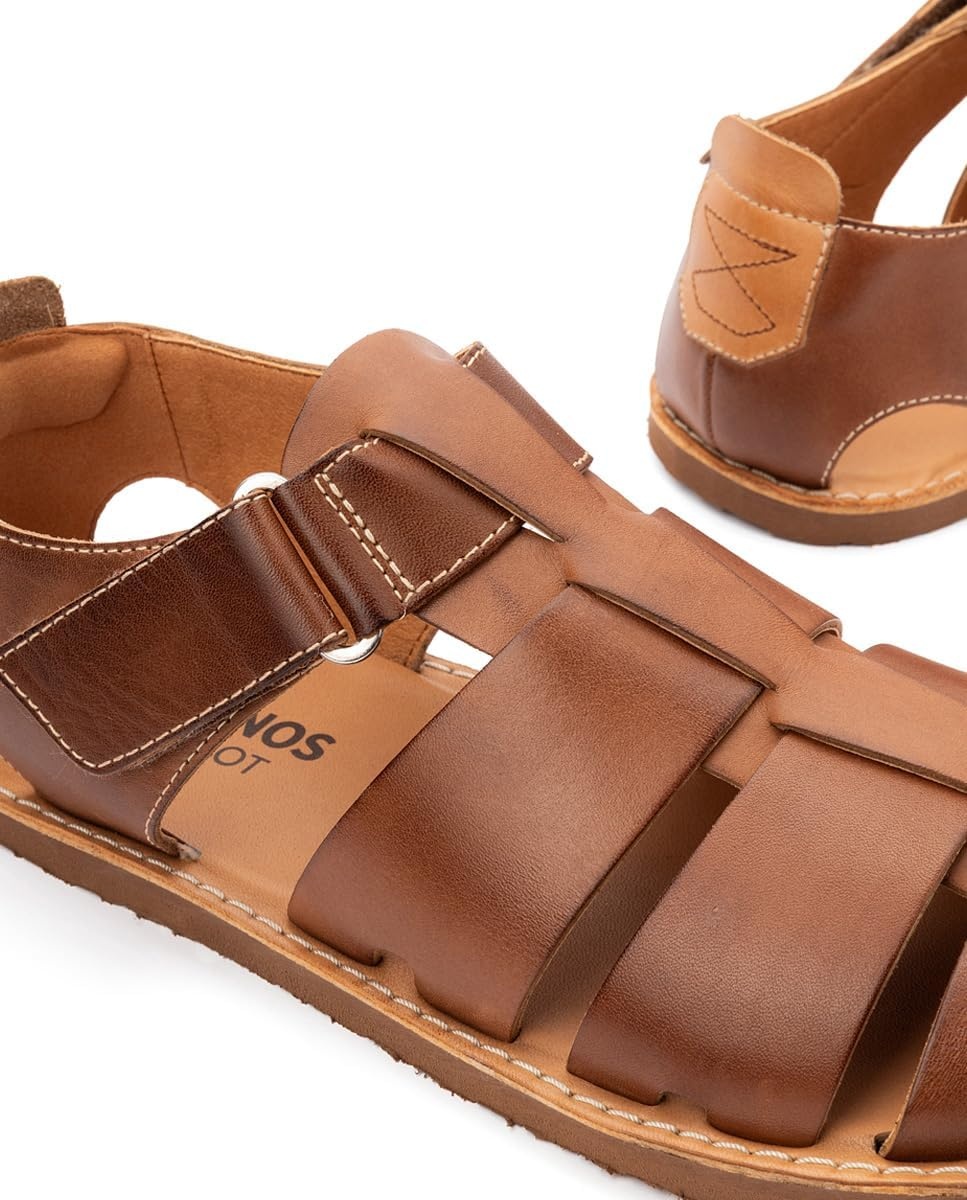 PIKOLINOS Betera Barefoot Sandals Men | Leather | Extra-Light | Brown