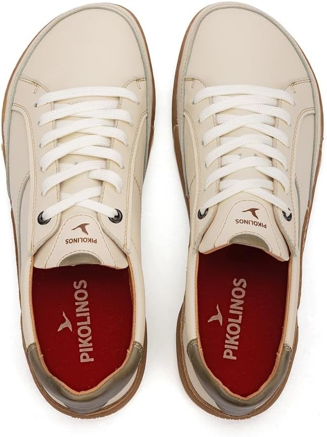 PIKOLINOS Arenal Men’s Barefoot Sneakers | Leather | White