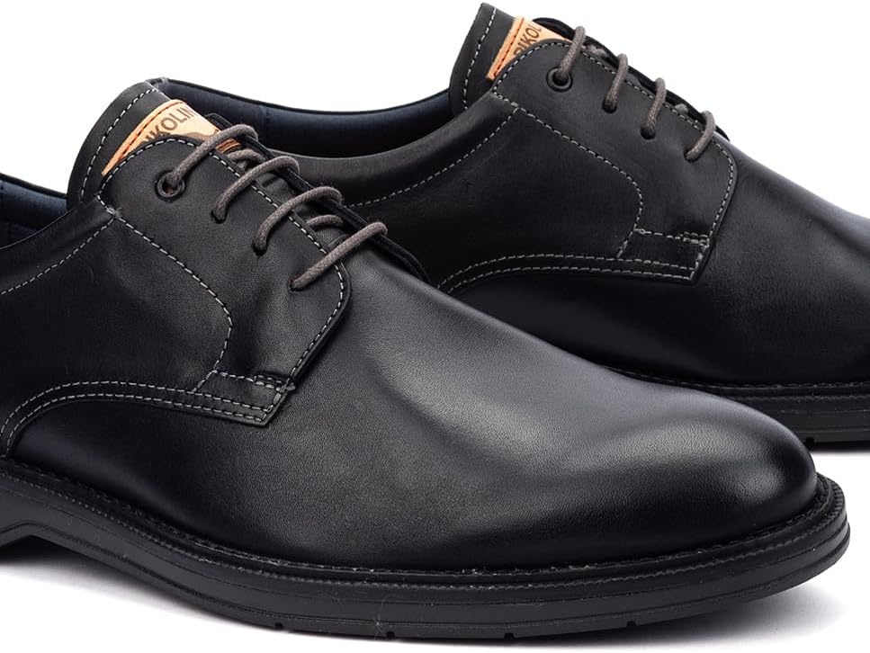 PIKOLINOS Lace-up Shoes/Lace-ups Leather Carlet for Man Black