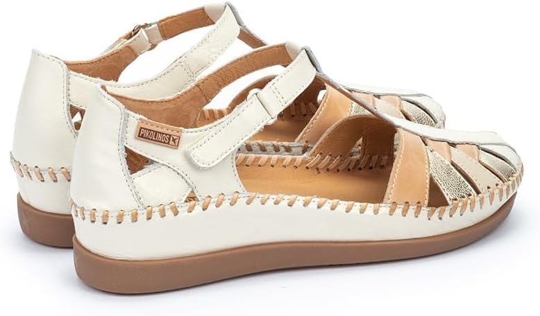 PIKOLINOS Semi-Closed Shoes Leather Cadaques for Woman(Nata)