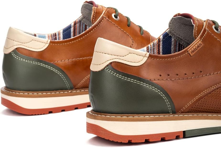 PIKOLINOS Lace-up Shoes/Lace-ups Leather Berna for Man Brandy