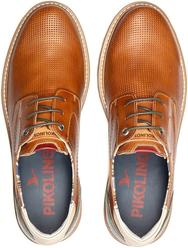 PIKOLINOS Lace-up Shoes/Lace-ups Leather Berna for Man Brandy