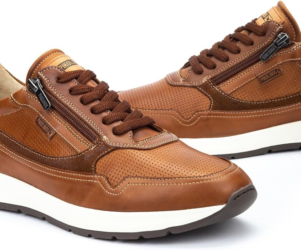 PIKOLINOS Sneakers Leather Getafe for Man(Brandy)