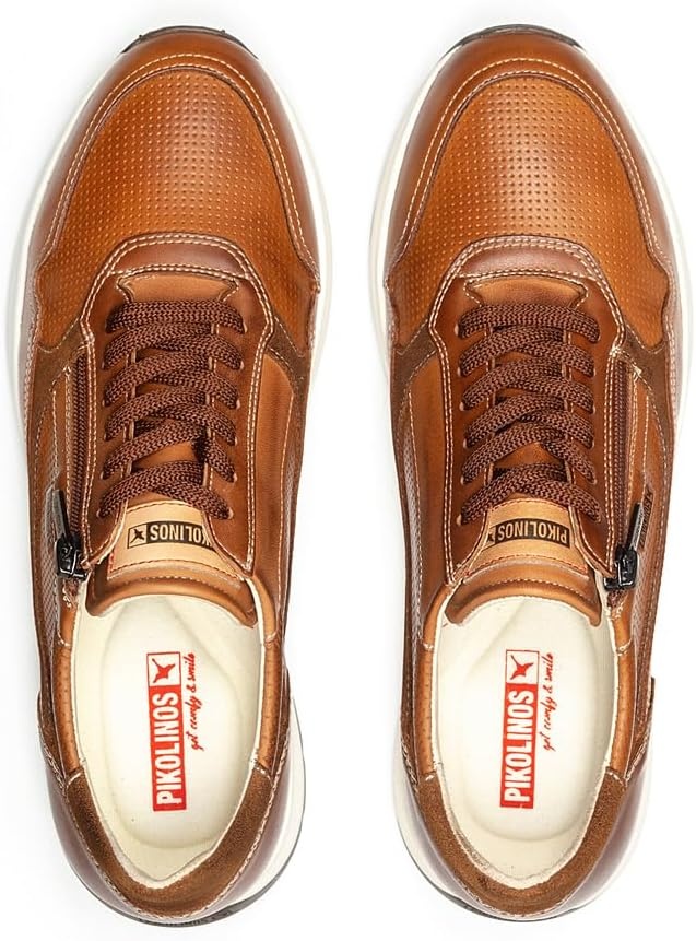 PIKOLINOS Sneakers Leather Getafe for Man(Brandy)