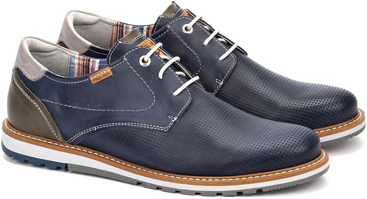 PIKOLINOS Lace-up Shoes/Lace-ups Leather Berna for Man Blue