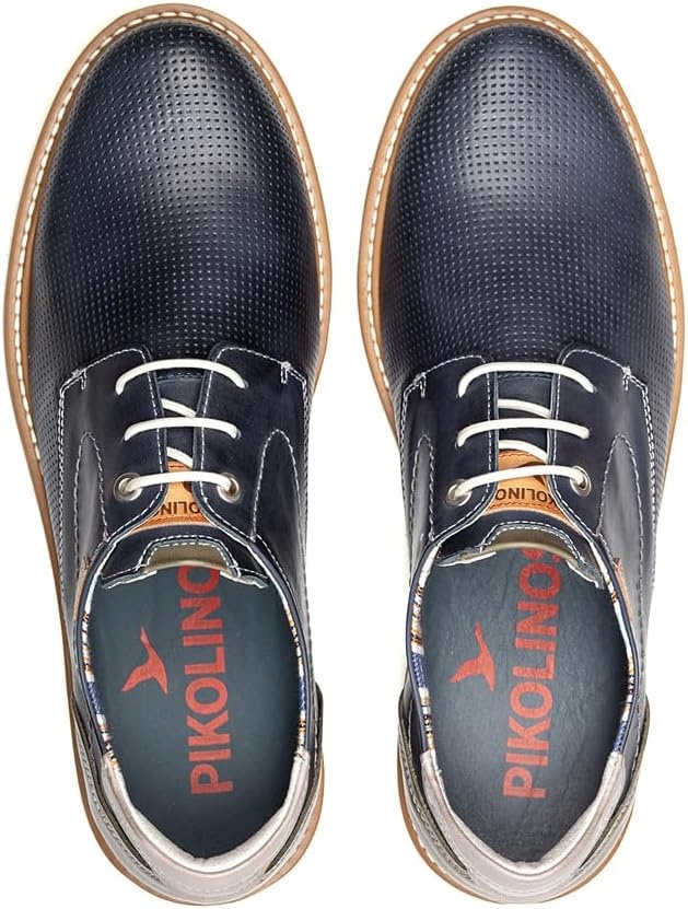 PIKOLINOS Lace-up Shoes/Lace-ups Leather Berna for Man Blue