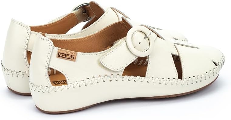 PIKOLINOS Semi-Closed Shoes Leather P. Vallarta for Woman(Nata)