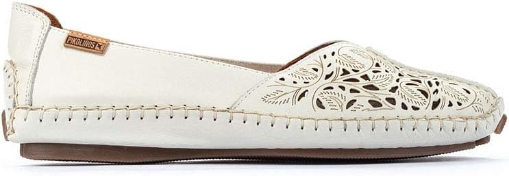PIKOLINOS Jerez 578-4976 Women’s Slip-On Moccasins – Premium Calfskin Leather – Removable Cushioned Insole, Flexible Sole, Lightweight Everyday Comfort(Nata)