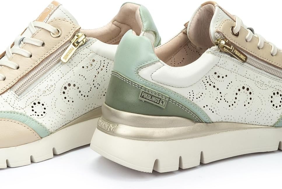 PIKOLINOS Sneakers Leather Cantabria for Woman(Off-white)