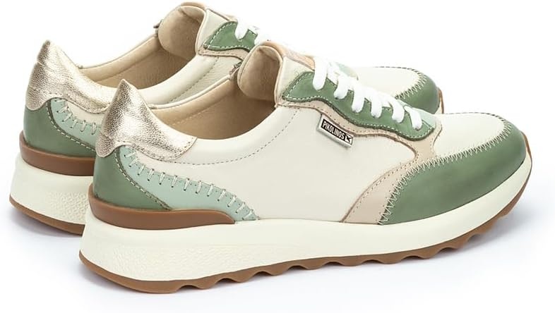 PIKOLINOS Womens Sneakers Leather Arrecife for Woman(Mint Green)