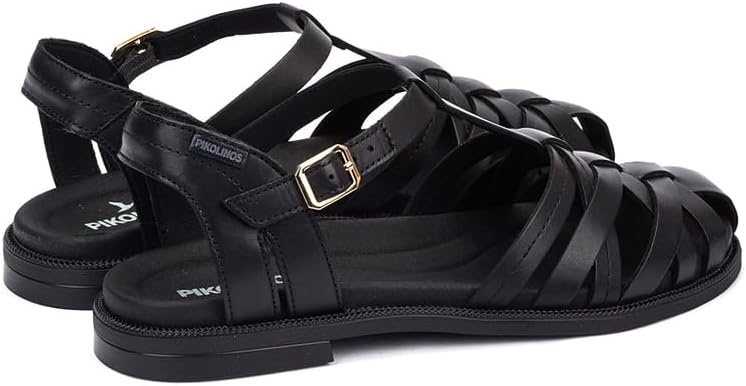 PIKOLINOS Flat sandals Leather Navia for Woman(Black)