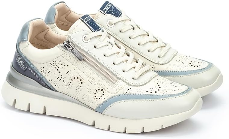 PIKOLINOS Sneakers Leather Cantabria for Woman(Nata-espum)