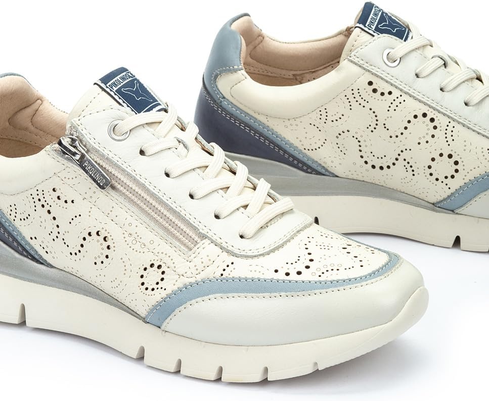 PIKOLINOS Sneakers Leather Cantabria for Woman(Nata-espum)