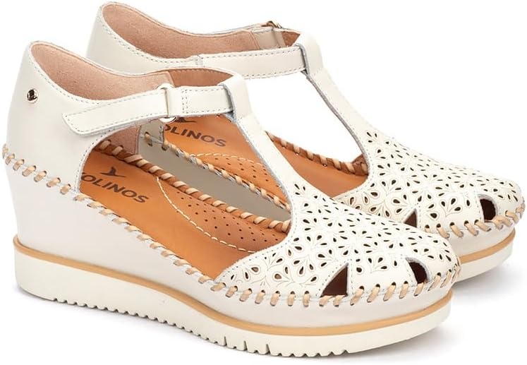 PIKOLINOS Wedge sandals Leather Aguadulce for Woman(Nata)