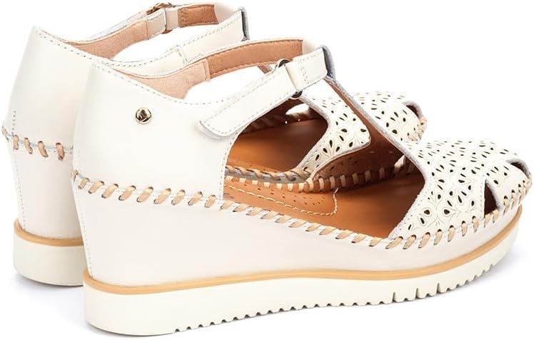 PIKOLINOS Wedge sandals Leather Aguadulce for Woman(Nata)