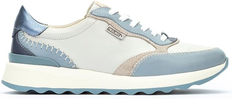 PIKOLINOS Womens Sneakers Leather Arrecife for Woman(Denim)