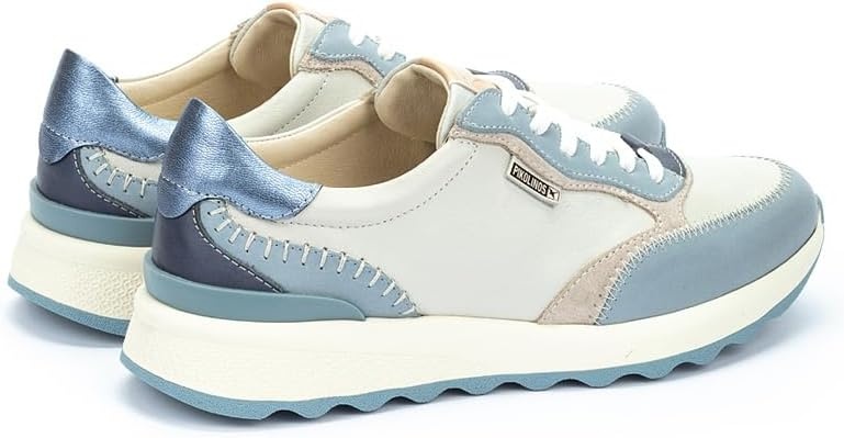 PIKOLINOS Womens Sneakers Leather Arrecife for Woman(Denim)