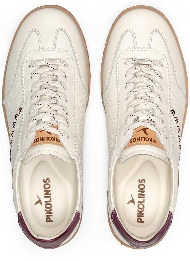 Pikolinos Womens Pikolinos Sneakers Leather Lanzarote for Woman Color Off White(Off-white)