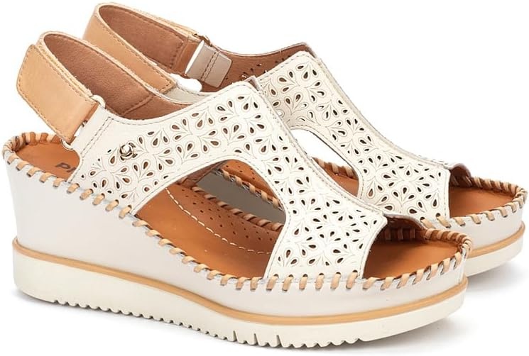 PIKOLINOS Women’s Aguadulce W3z Wedge Sandal(Nata)
