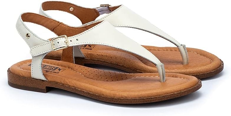 PIKOLINOS Flat Sandals Leather Algar for Woman(Nata)