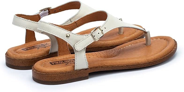 PIKOLINOS Flat Sandals Leather Algar for Woman(Nata)