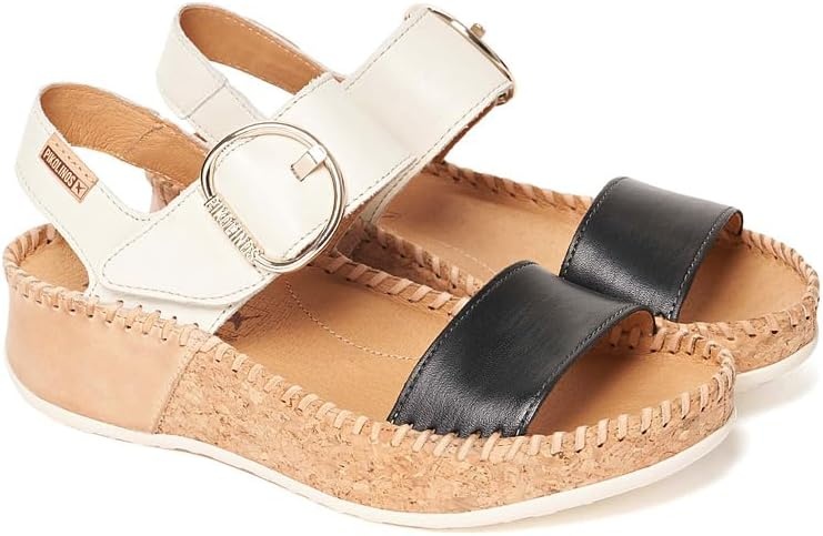 PIKOLINOS Marina W1C-0709 Women’s Sandals(Black/White)