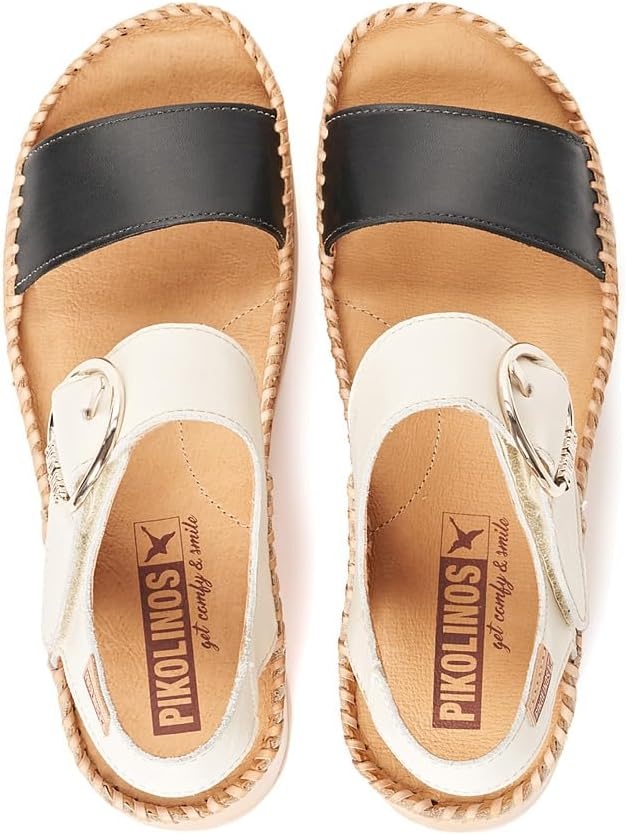 PIKOLINOS Marina W1C-0709 Women’s Sandals(Black/White)