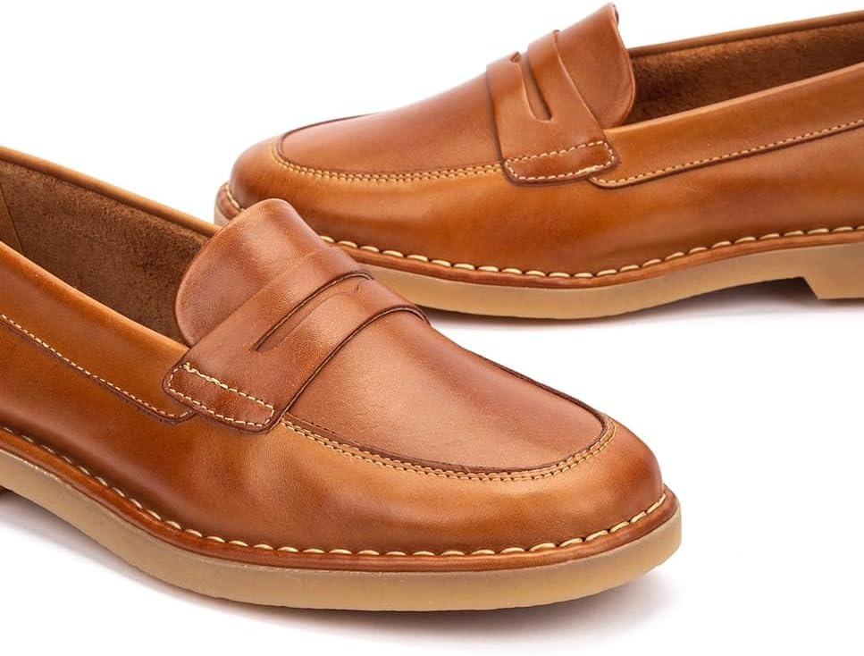 Loafers Leather Noia for Woman Brandy