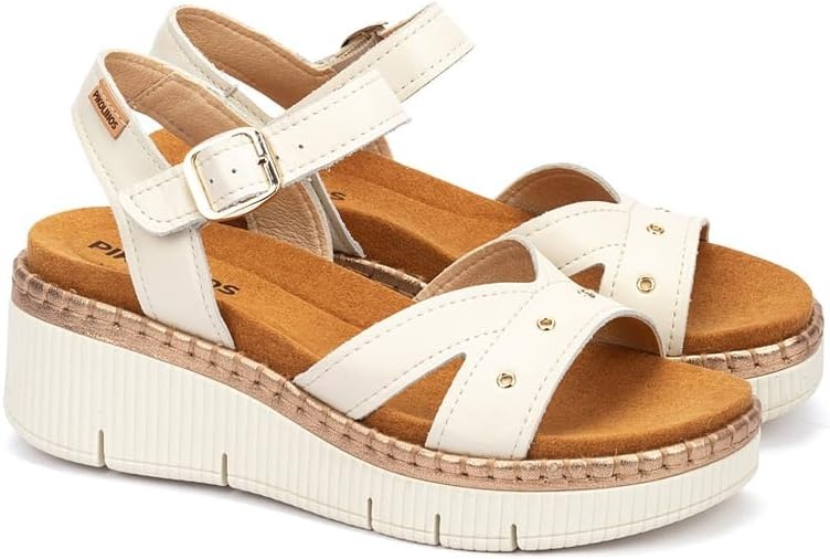 PIKOLINOS Wedge Sandals Leather Gomera for Woman