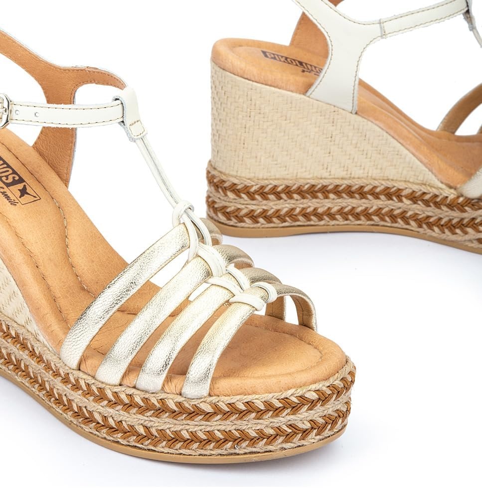 PIKOLINOS Wedge Sandals Leather Aguadulce for Woman